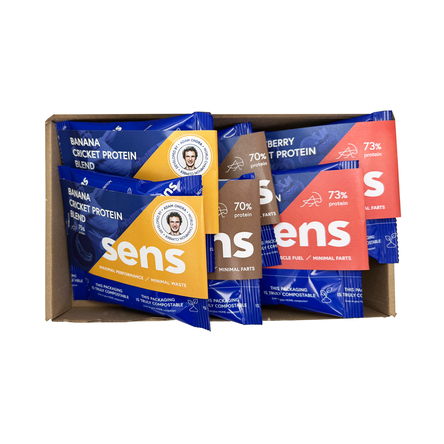 Ochutnávkový balíček proteinů (2x 3 příchutě, 6x 35g)