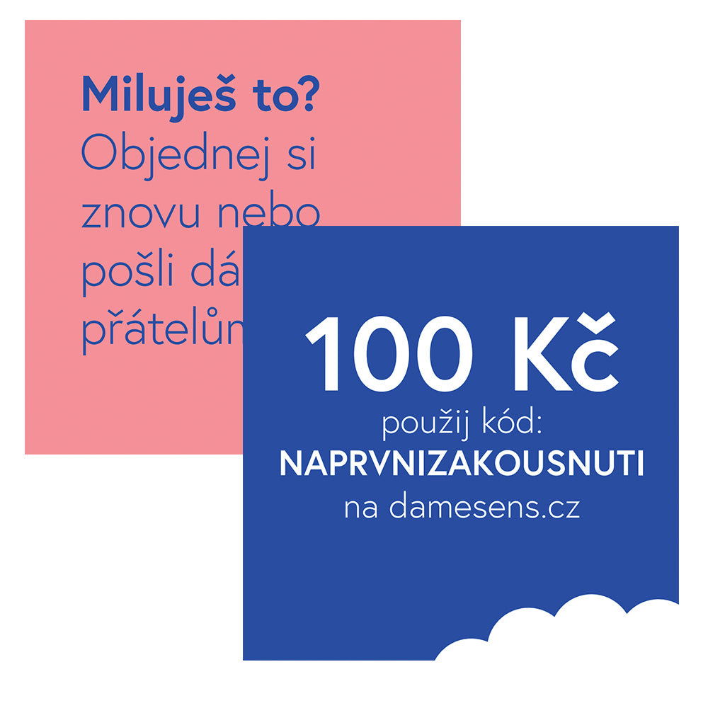 POSM B2C 100 Kč poukázka sleva NAPRVNIZAKOUSNUTI
