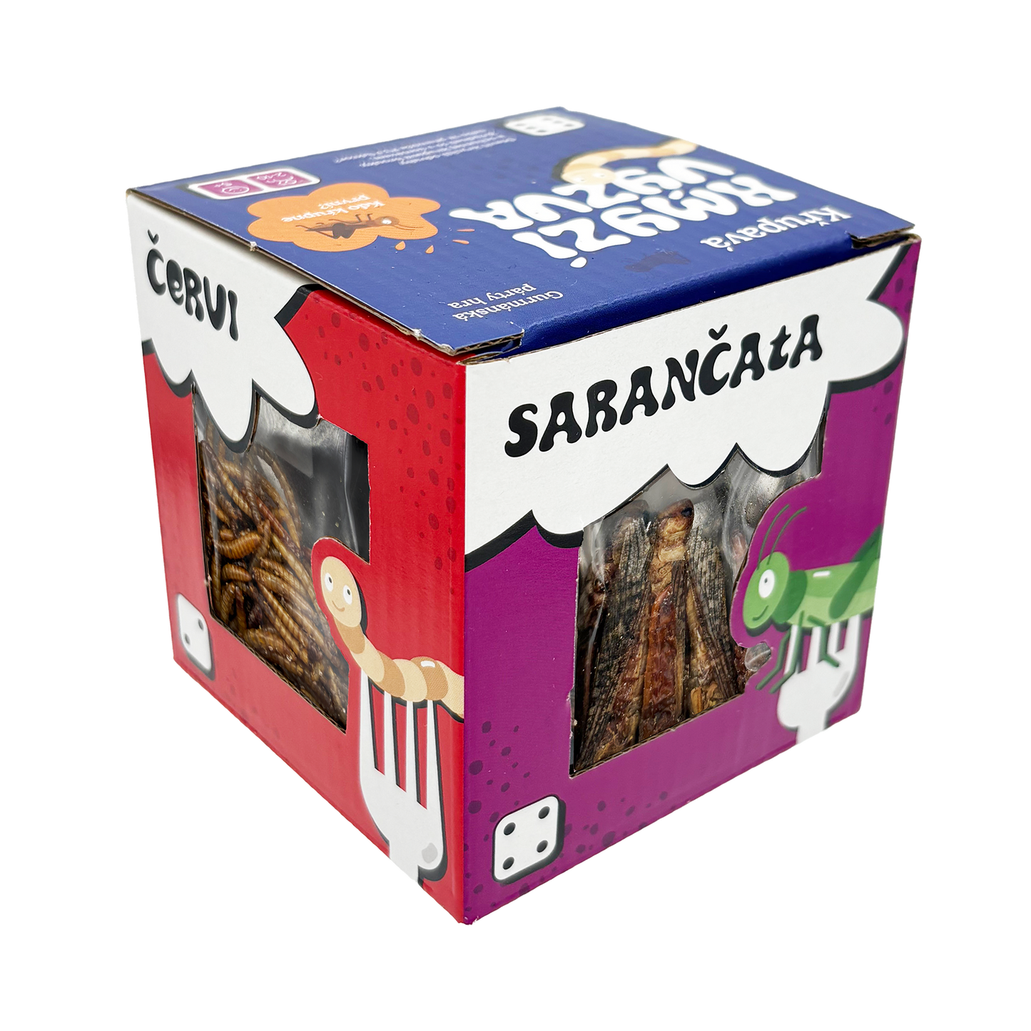 SENS Křupavá hmyzí výzva - Gurmánská párty hra