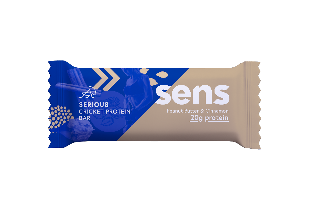 SINGLE Serious Protein tyčinka s cvrččím proteinem - Arašídové máslo & Skořice (60g)
