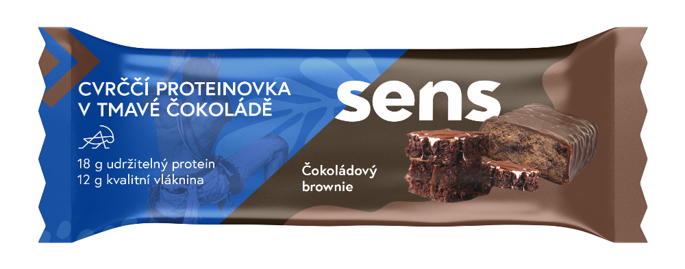 SINGLE Cvrččí Proteinovka v Tmavé Čokoládě - Čokoládový Brownie (60g)