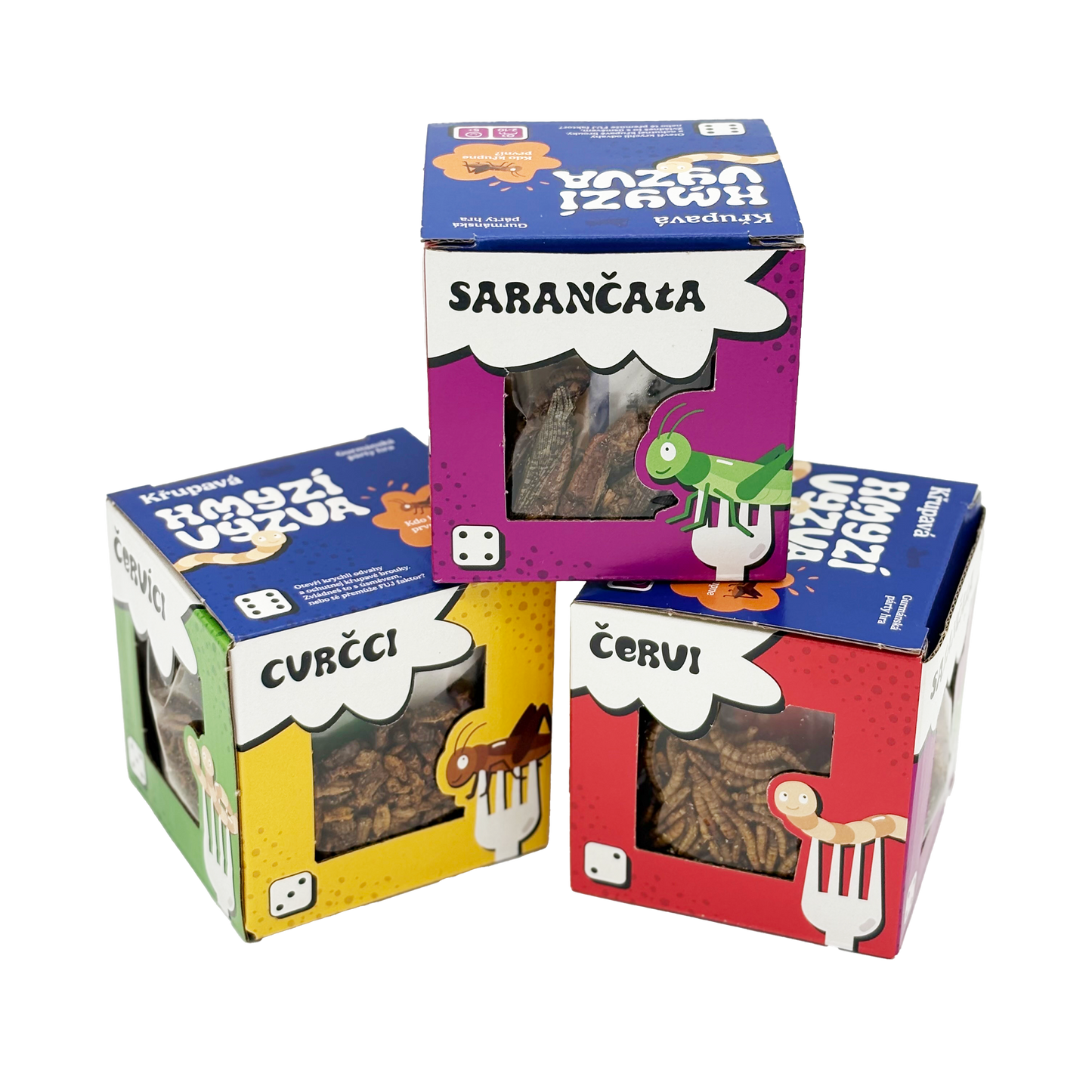 SENS Křupavá hmyzí výzva - Gurmánská párty hra