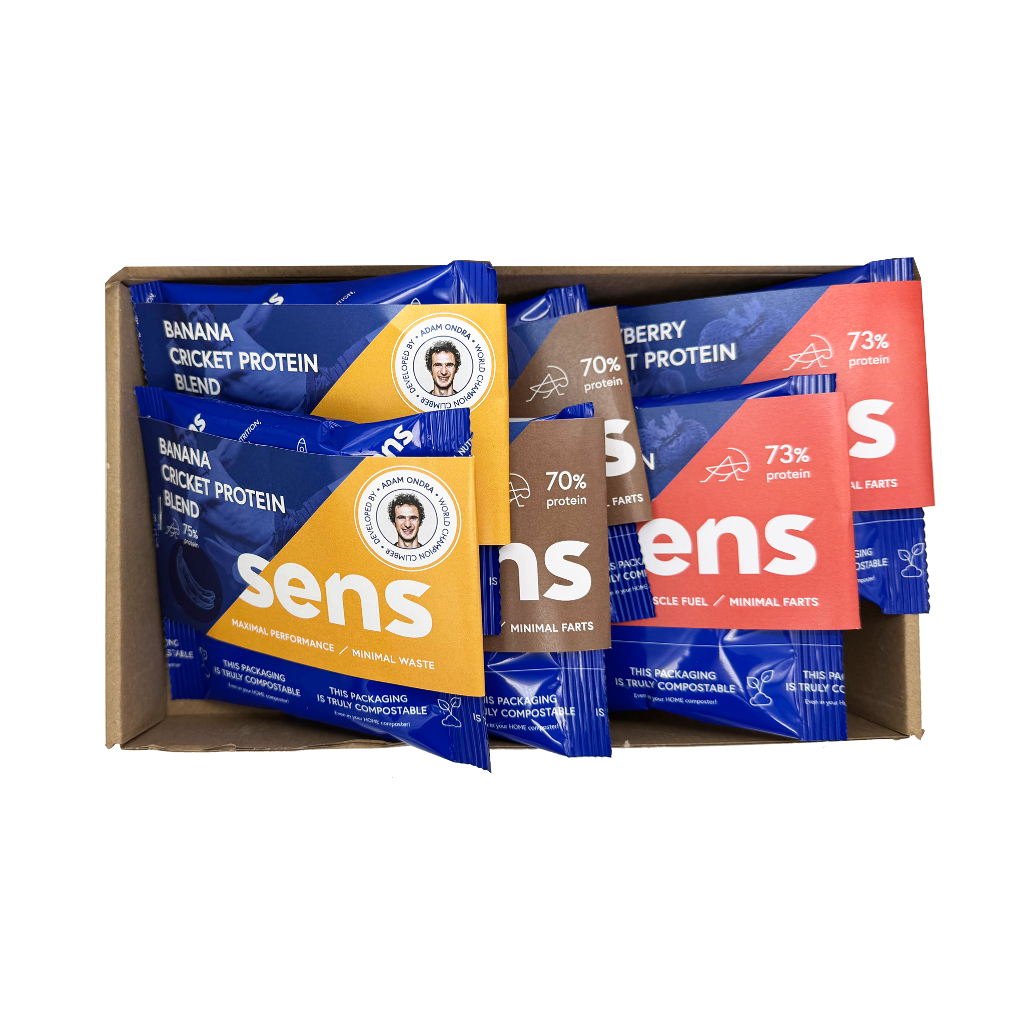 Ochutnávkový balíček proteinů (2x 3 příchutě, 6x 35g)